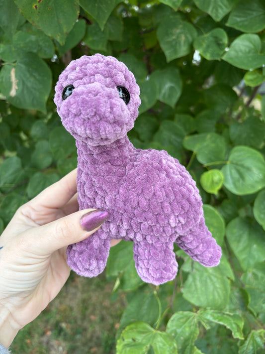 LuvKnotz medium Dinosaur - Unique Design for Stuffed Animal - approx. 6”