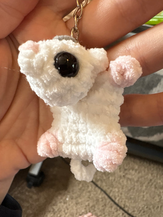 Sugar Glider - Keychain - LuvKnotz small plush keychain - approx 3” tall