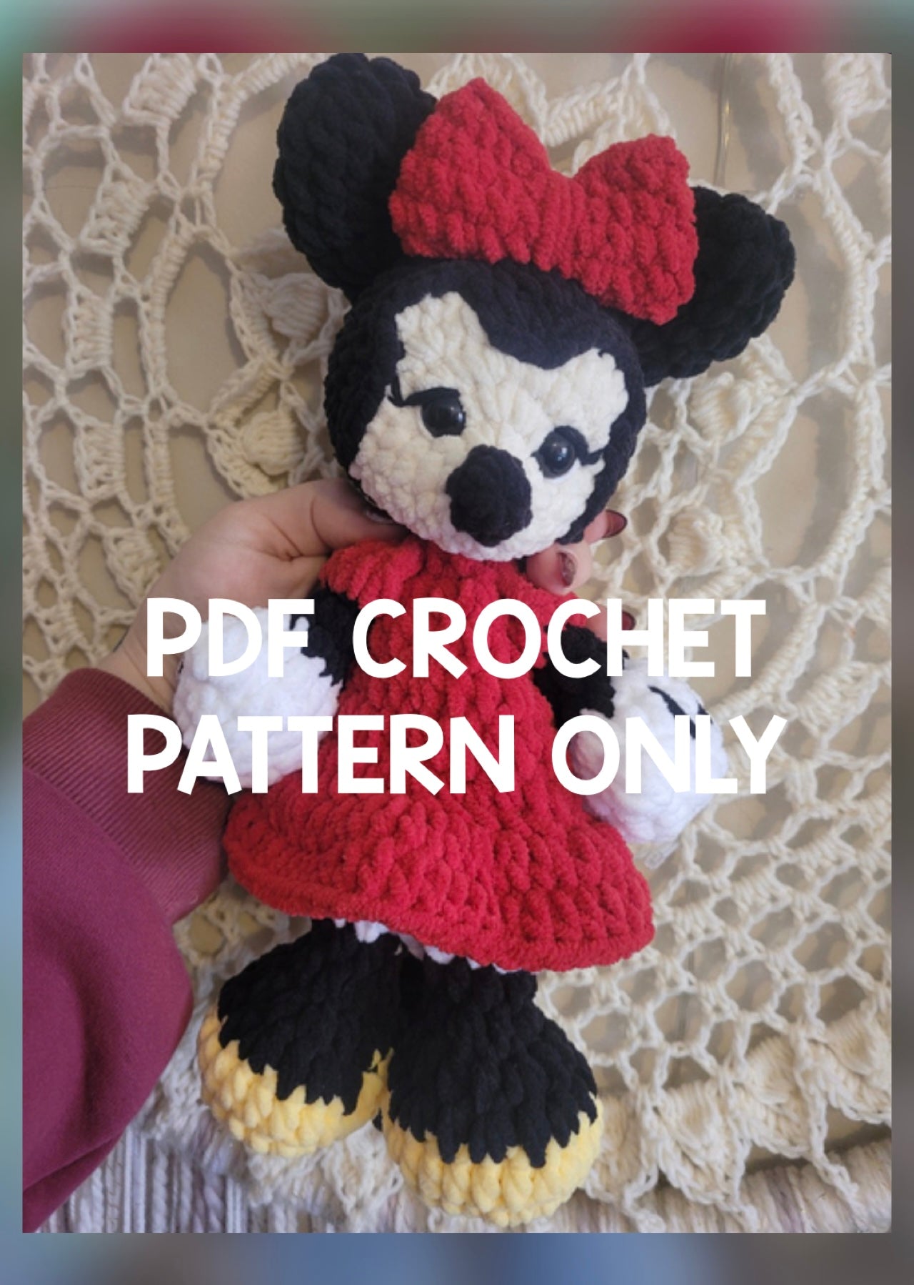 ***PDF PATTERN ONLY*** Mini Mouse MICKEY - Crochet Pattern