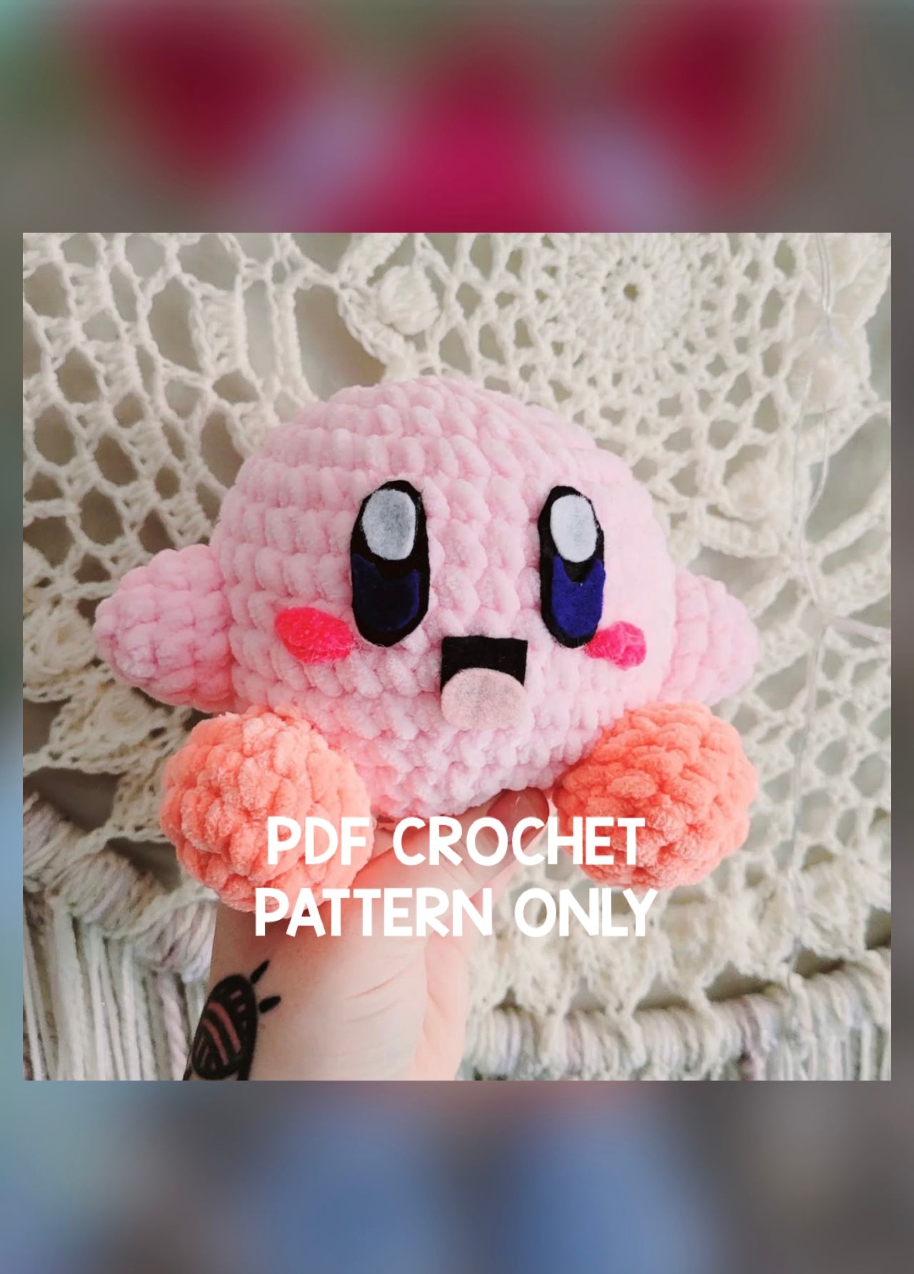 ***PDF PATTERN ONLY*** Kirby - Crochet Pattern