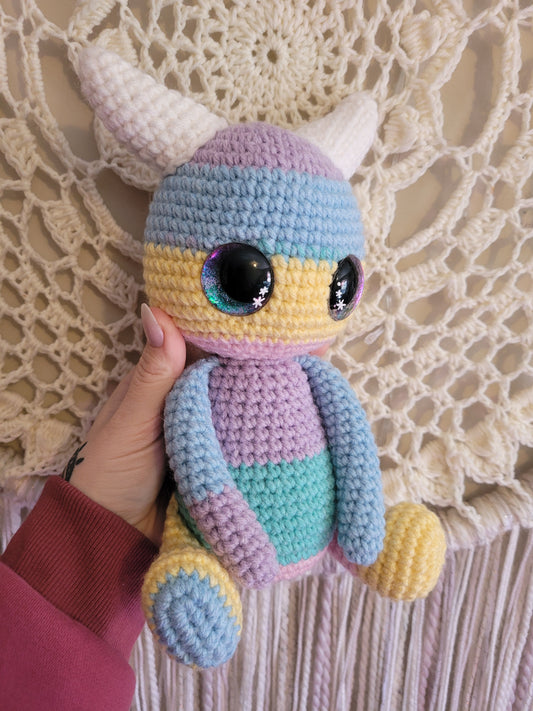 Large Rainbow Sprite Mythical Creature - Unique Design for Stuffed Animal