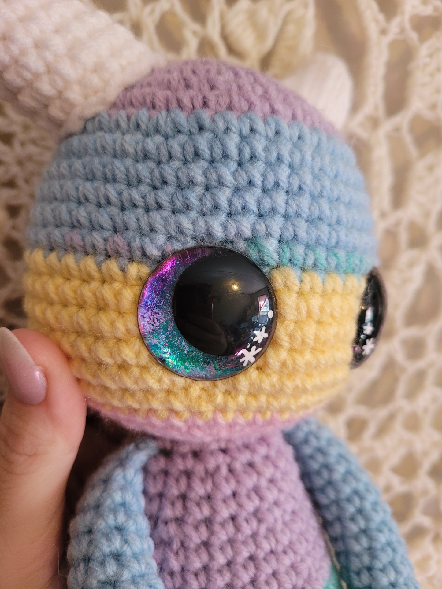 Large Rainbow Sprite Mythical Creature - Unique Design for Stuffed Animal