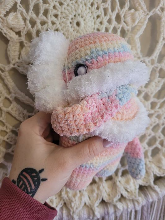 Medium Fuzzy Rainbow Mythical Creature - Unique Design for Stuffed Animal