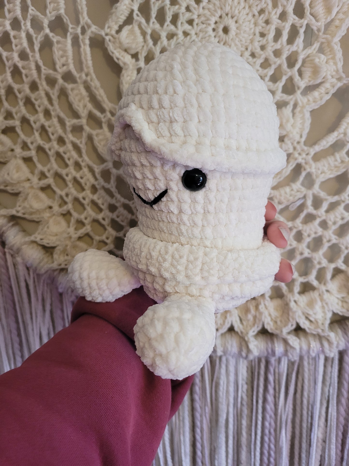 LuvKnotz Medium Beige Weiner Peter Willy - Unique Design for Stuffed Animal Gag Gift 18+ - approx 12"