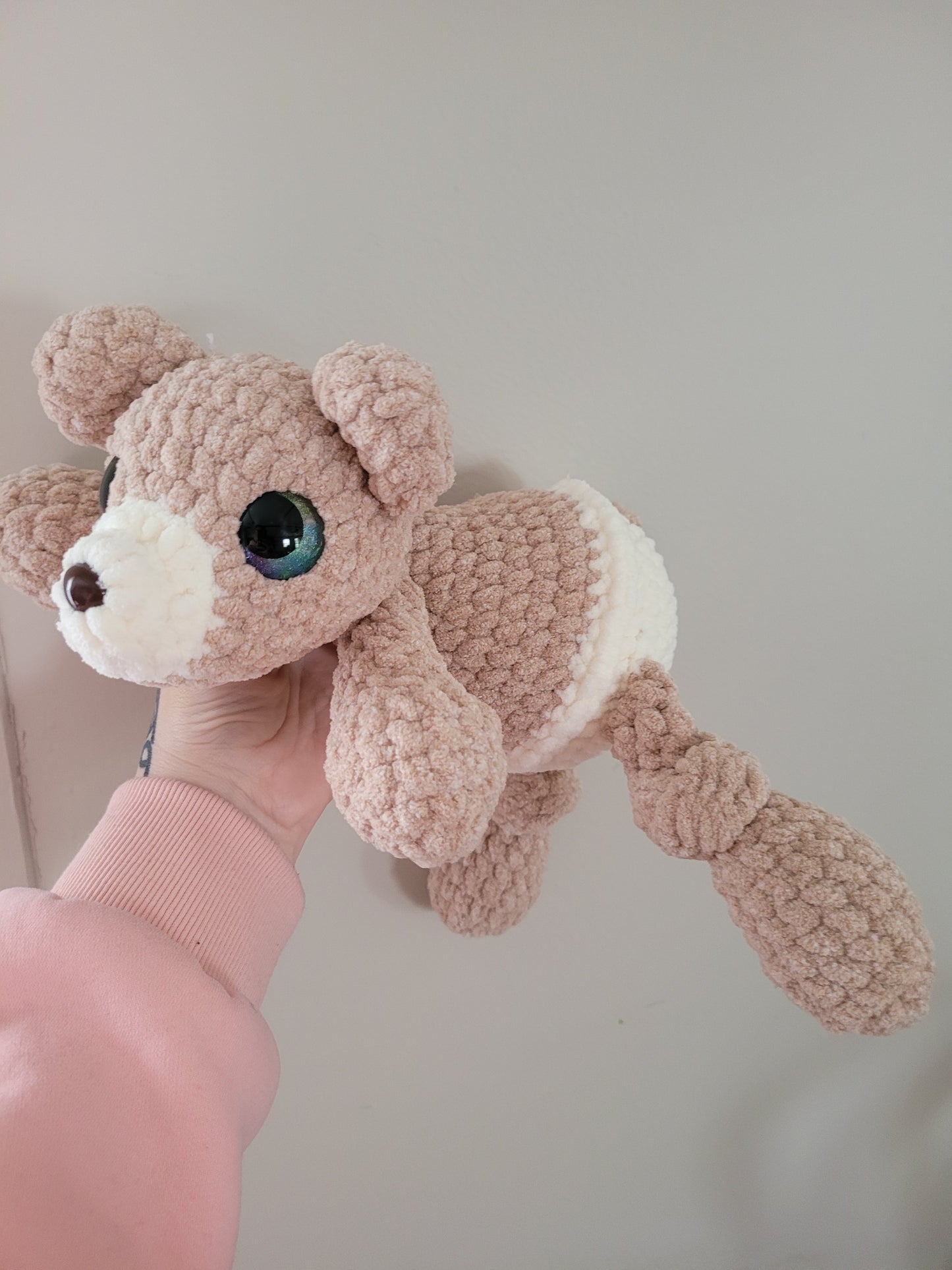 LuvKnotz Large Baby Bear Plush - Unique Design for Stuffed Animal - approx 20"