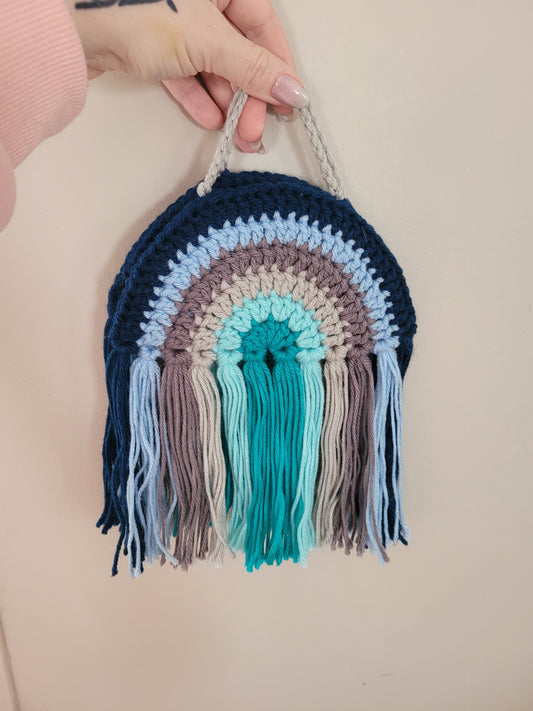 Small Rainbow - Blues - Wall Decor approx 12"