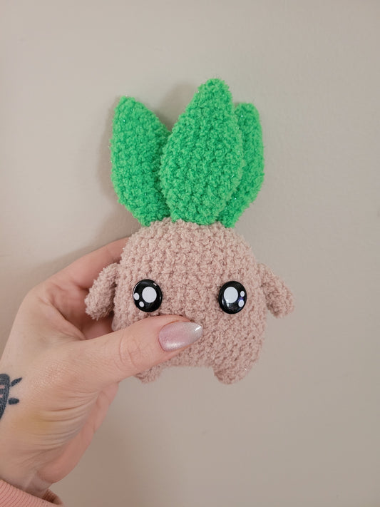 Chibi Mandrake - Harry Potter Inspired Character - Unique Design for Stuffed Animal - approx 6"