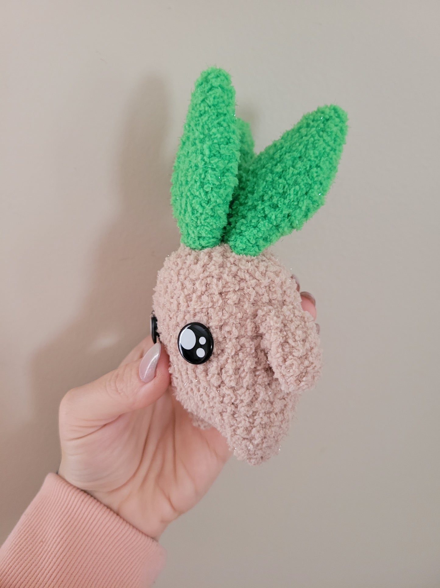 Chibi Mandrake - Harry Potter Inspired Character - Unique Design for Stuffed Animal - approx 6"