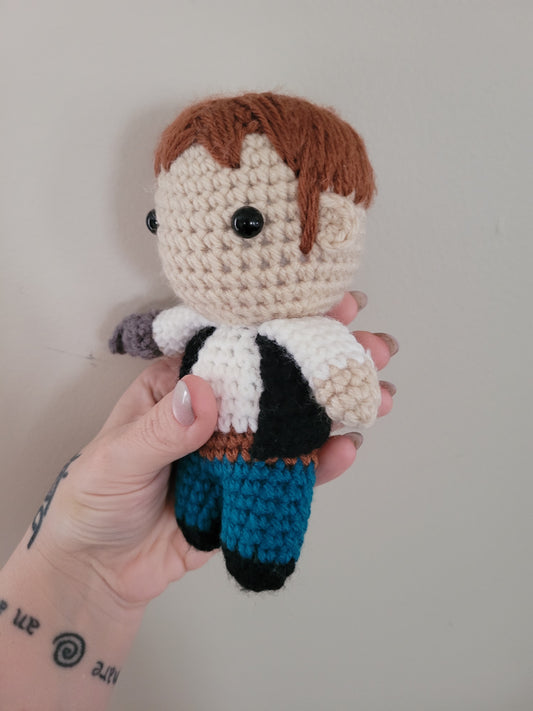 Han Solo - Star Wars Inspired Character - Unique Design for Stuffed Animal - Approx 8"