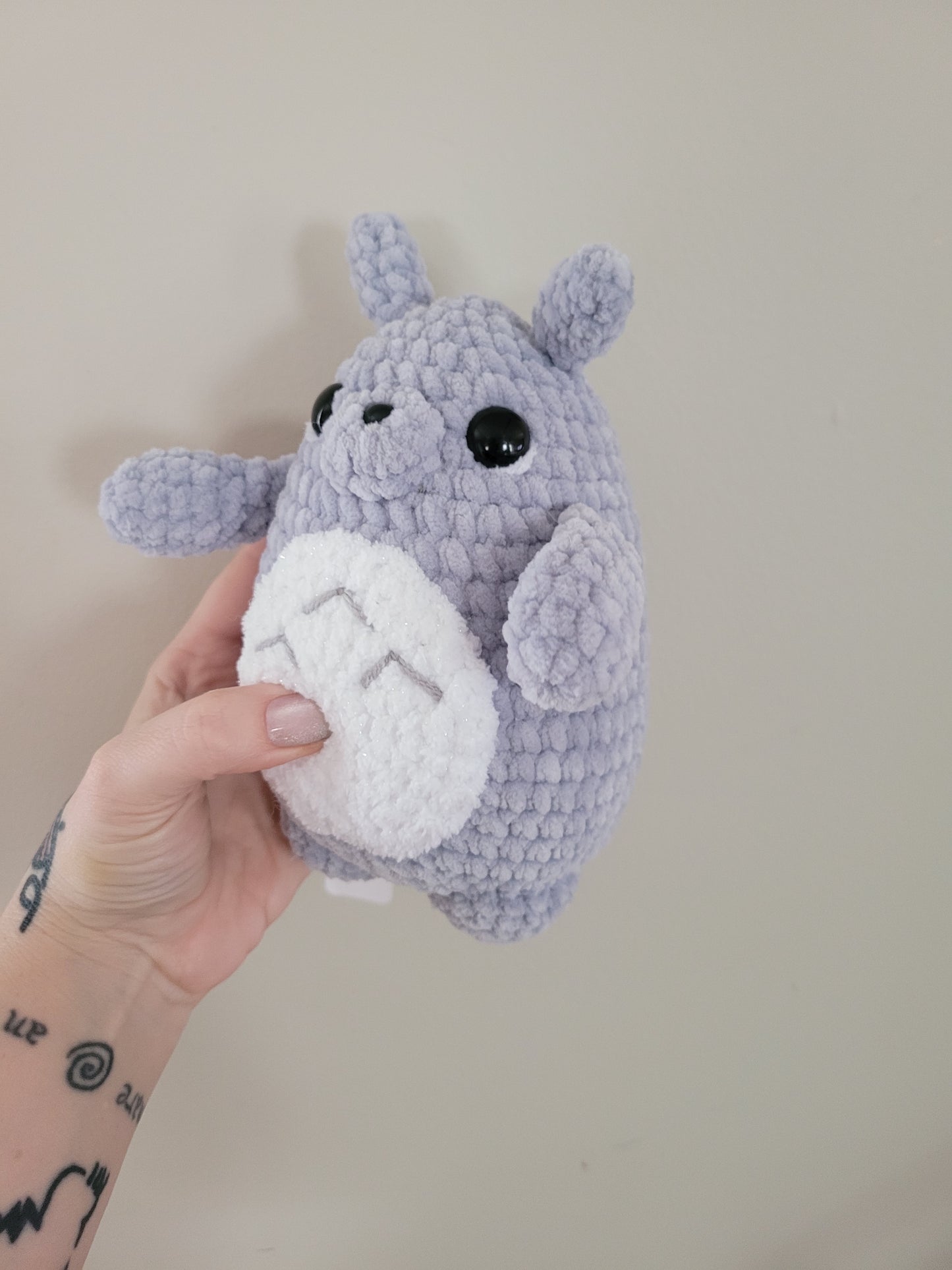 Totoro - Spirited Away Inspired - Unique Design for Stuffed Animal - Approx 10"