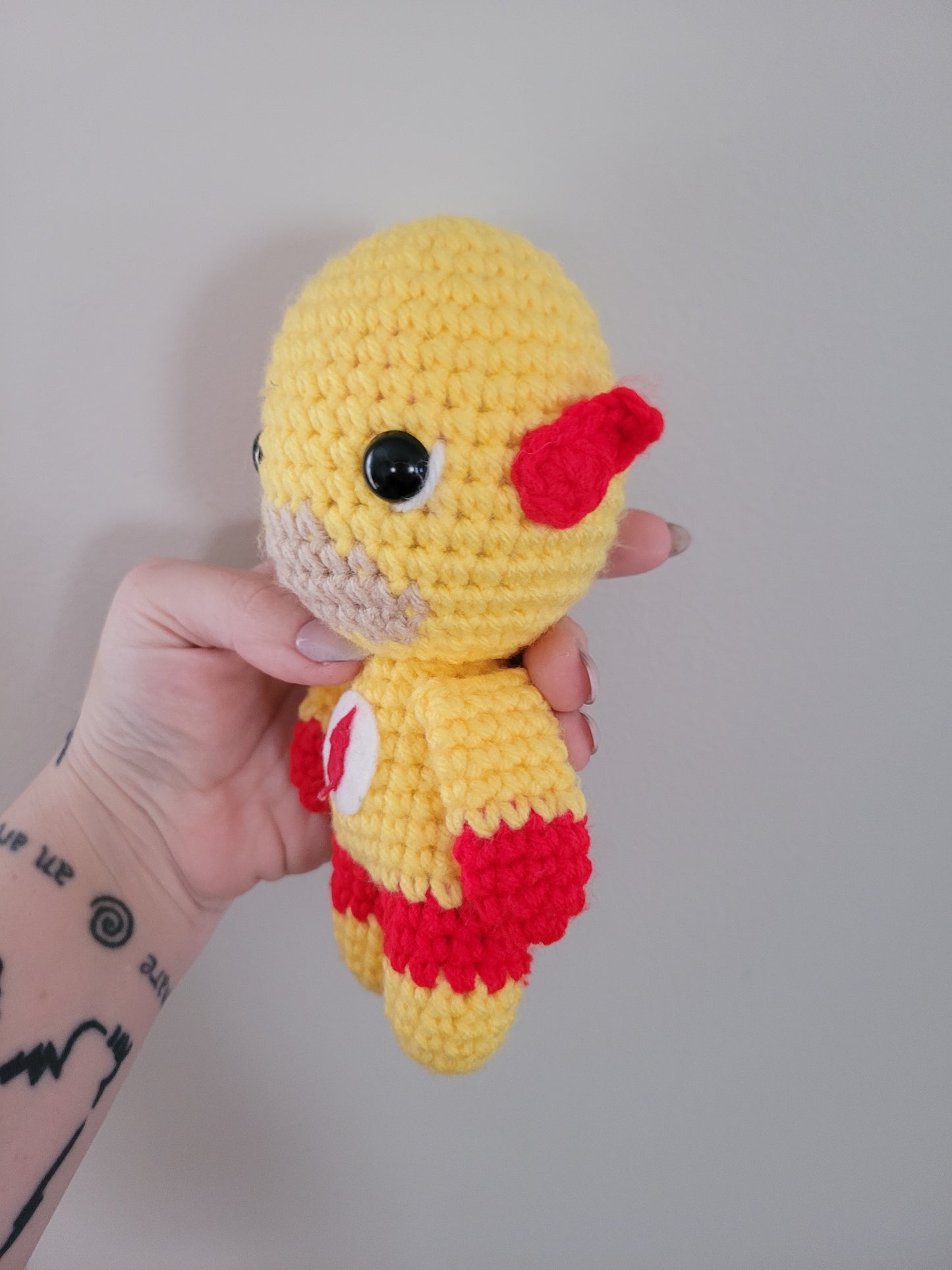 Reverse Flash - Super Hero DC Comic Inspired - Unique Design for Stuffed Animal - Approx 8"