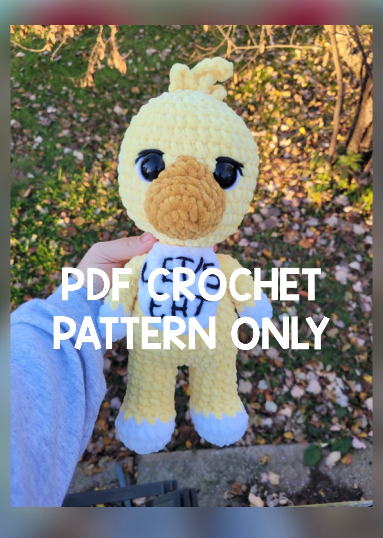 ***PDF PATTERN ONLY*** Chica FNAF - Crochet Pattern