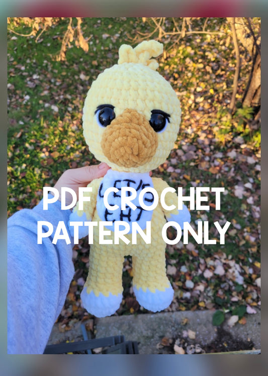 ***PDF PATTERN ONLY*** Chica FNAF - Crochet Pattern