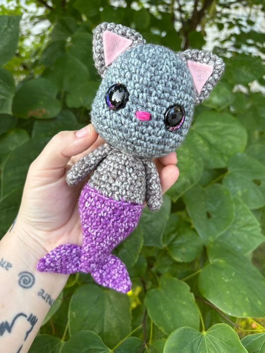LuvKnotz Small MerCat Plush - Unique Design for Stuffed Animal - approx 6”