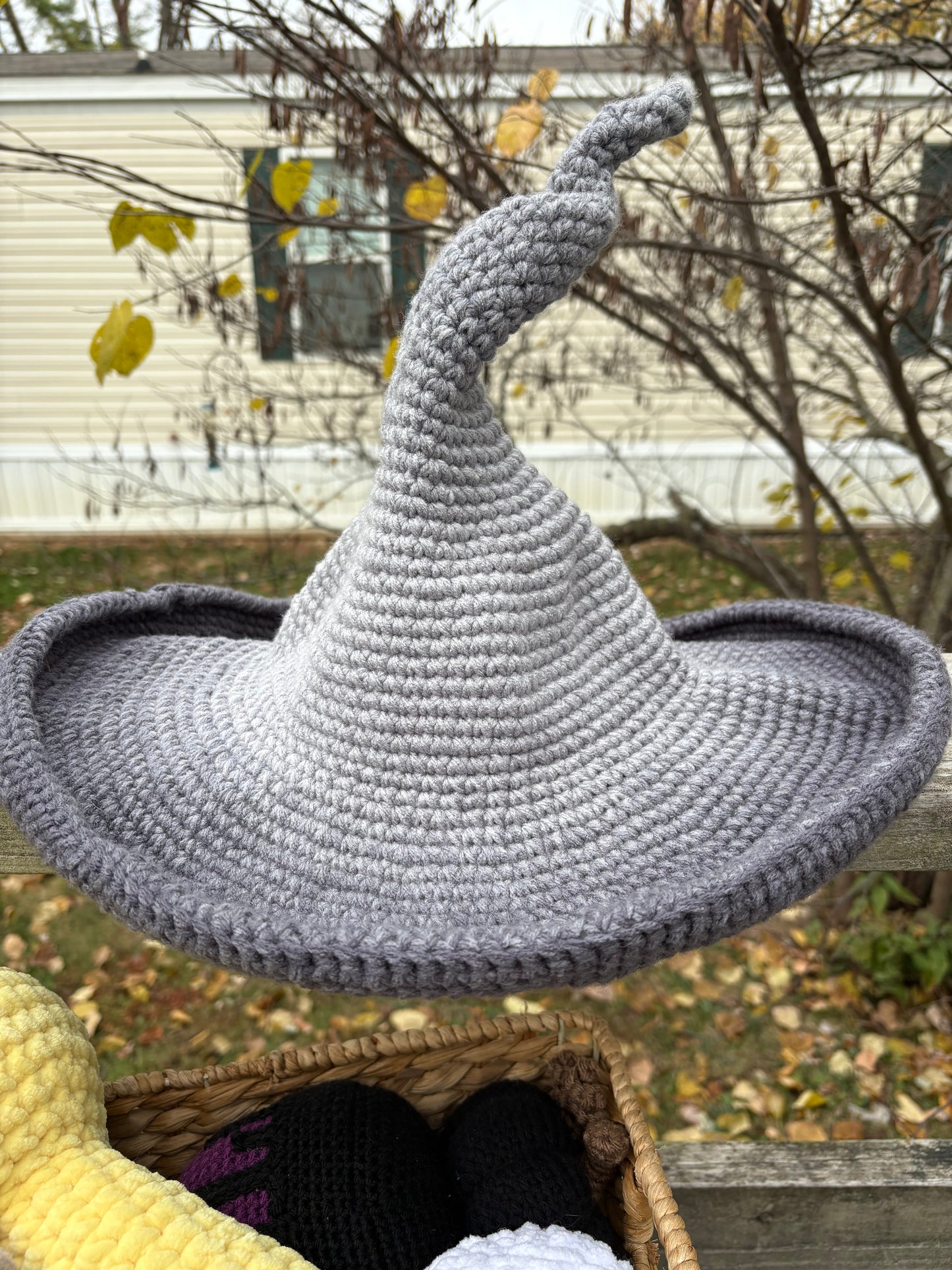 Wizard Hat - Adult Large - Grey - LuvKnotz