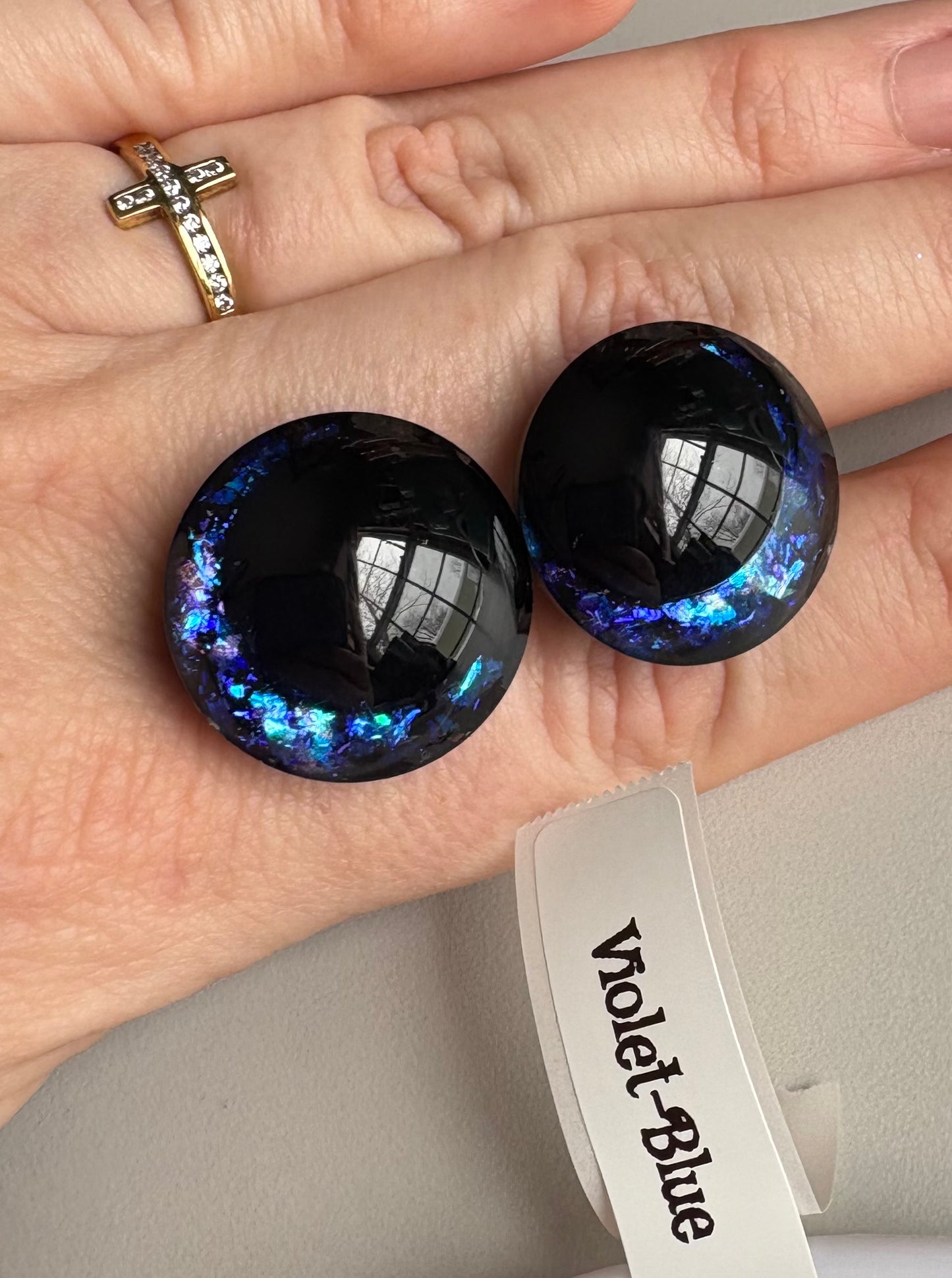 Violet Blue - Sinker Kawaii Safety Eyes - Custom Made To Order