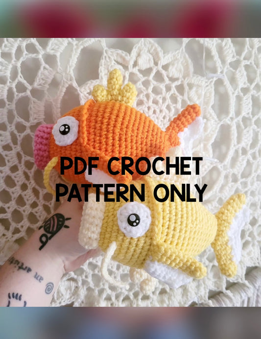 ***PDF PATTERN ONLY*** Magikarp Pokémon - Crochet Pattern