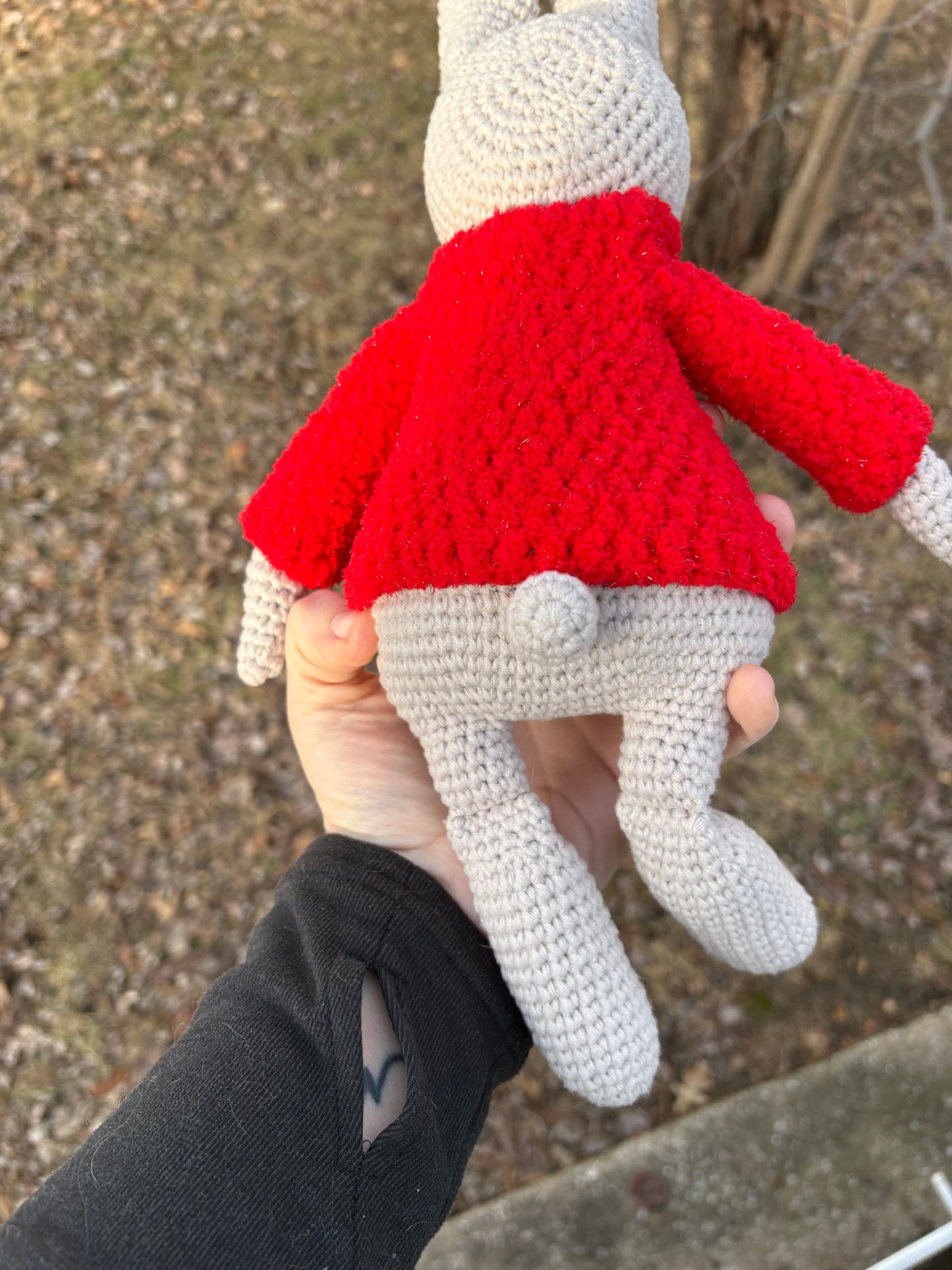 LuvKnotz Large Weighted Bunny - Unique Design for Stuffed Animal - approx 22”