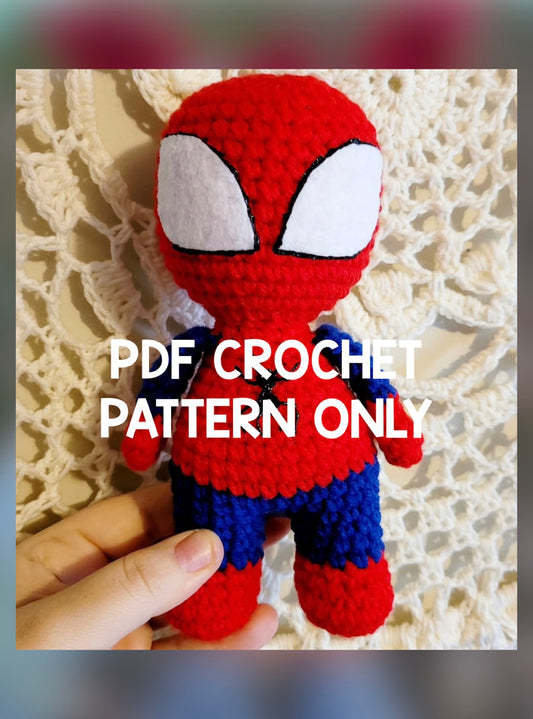 ***PDF PATTERN ONLY*** Peter Parker Spider-Man - Crochet Pattern