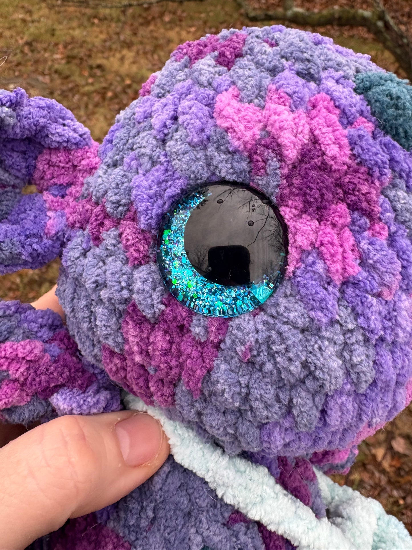 Large Purple Goblin Sprite Mythical Creature - Unique Design for Stuffed Animal