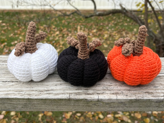 LuvKnotz Small Pumpkin Halloween Plush - Unique Design for Stuffed Animal - approx 3”