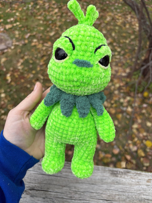 LuvKnotz Medium Christmas Grinch Plush - Unique Design for Stuffed Animal - approx 8"