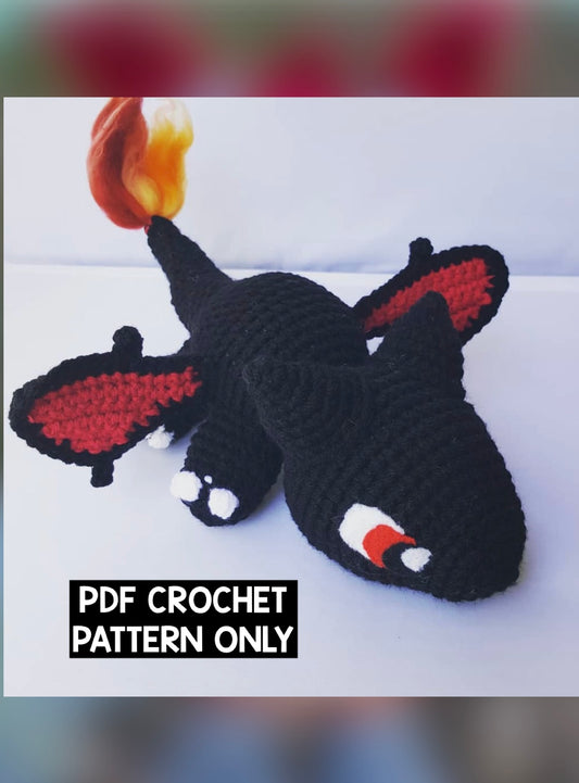 ***PDF PATTERN ONLY*** Charizard Pokémon - Crochet Pattern