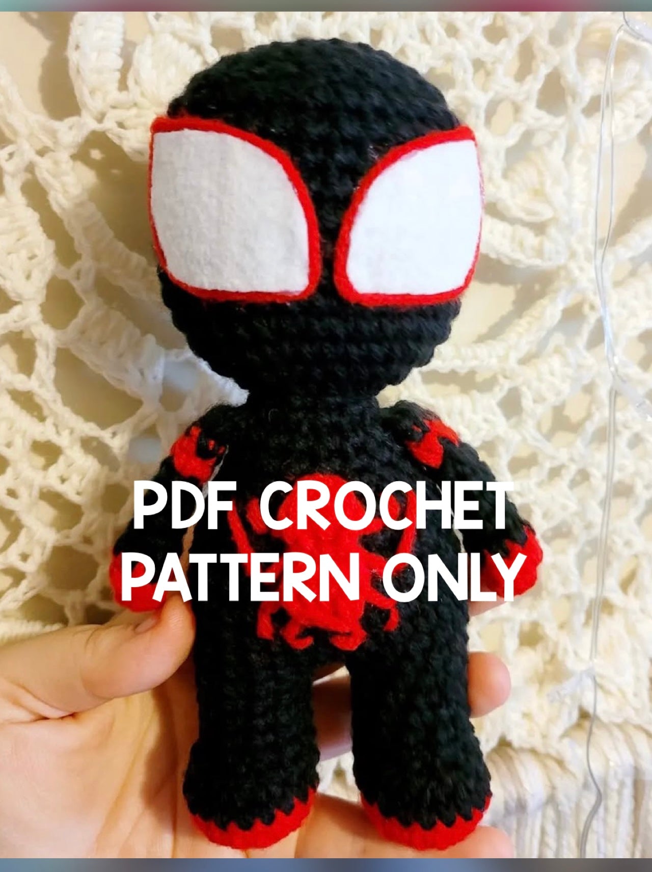 ***PDF PATTERN ONLY*** Miles Morales Spider-Man - Crochet Pattern