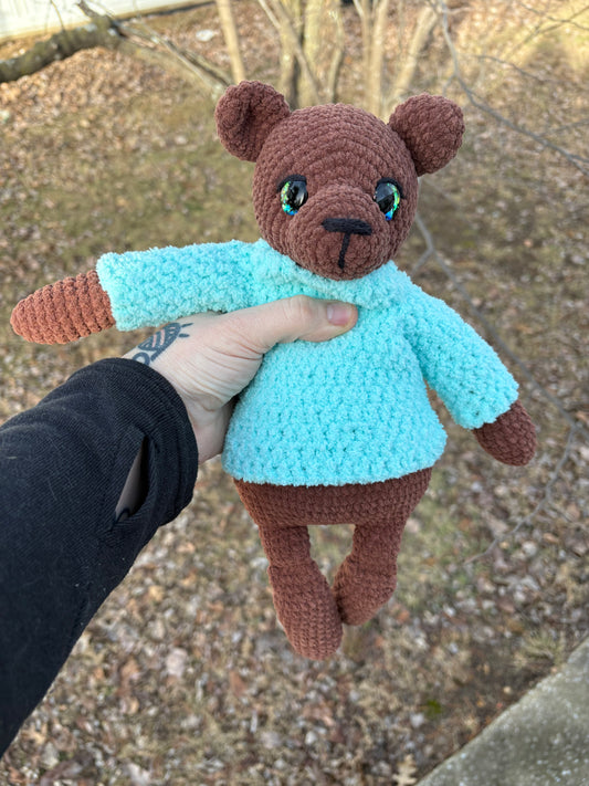 LuvKnotz Large Weighted Bear - Unique Design for Stuffed Animal - approx 22”