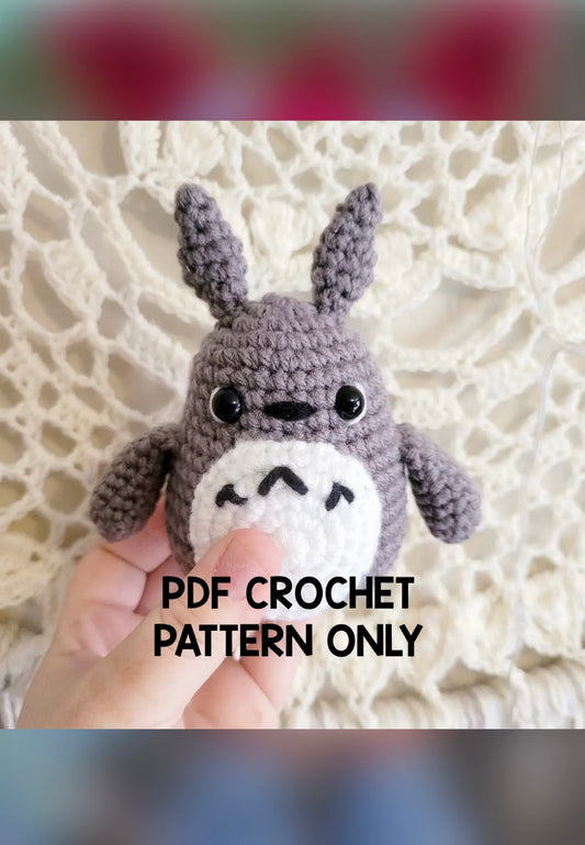 ***PDF PATTERN ONLY*** Totoro - Crochet Pattern